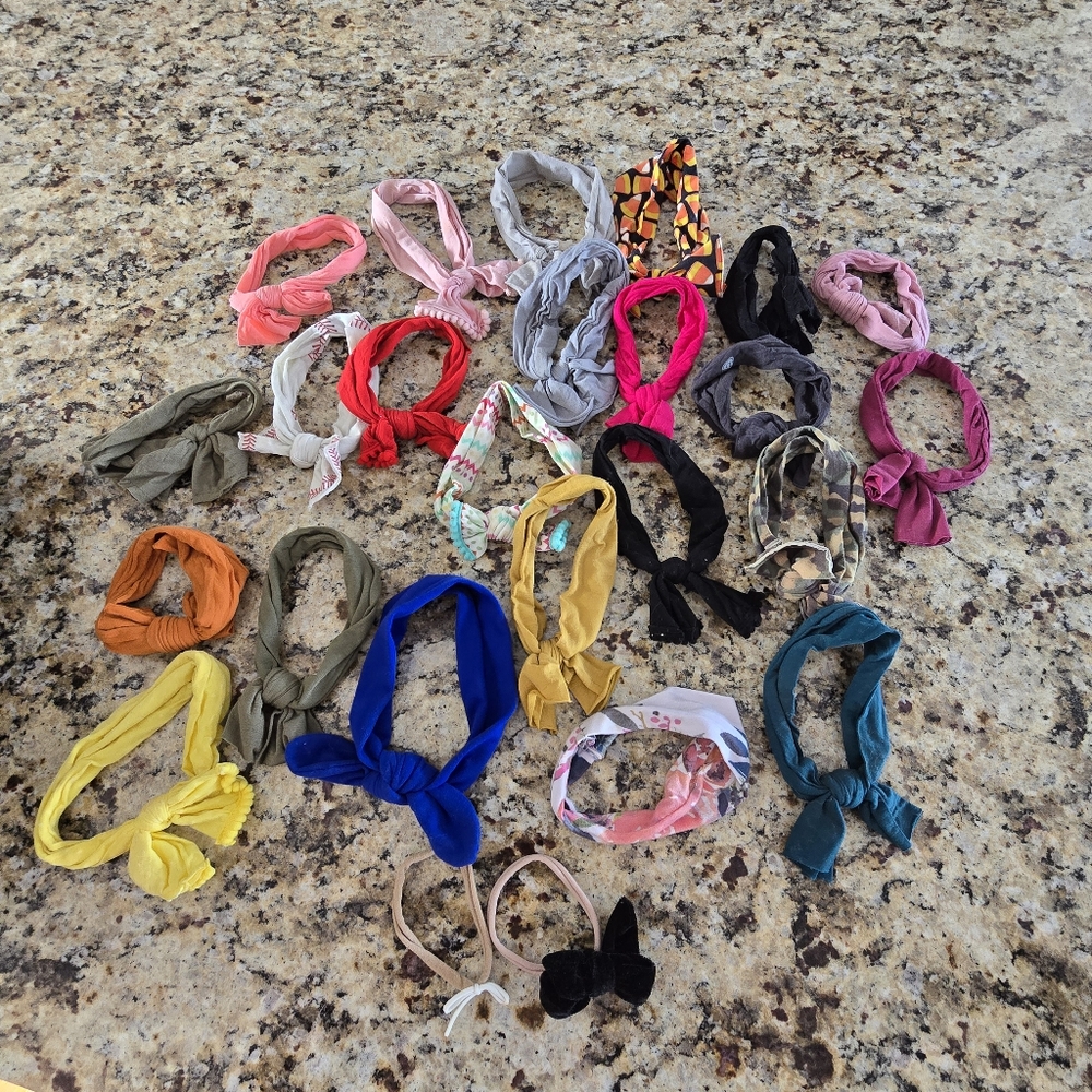 Infant Colorful Hair Accessories Set Of 27 Headbands